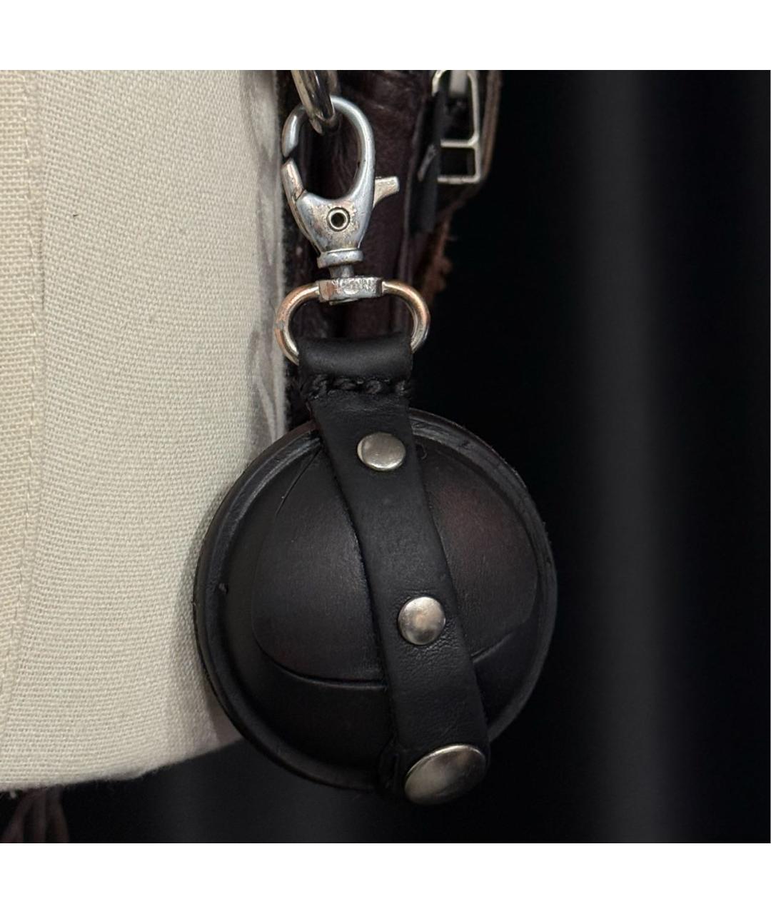 ANN DEMEULEMEESTER Черный брелок, фото 9