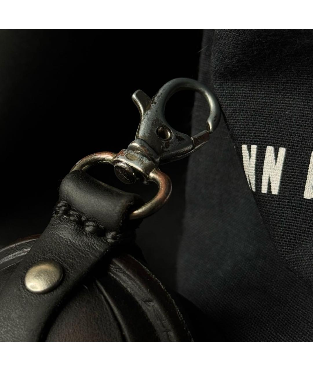 ANN DEMEULEMEESTER Черный брелок, фото 4