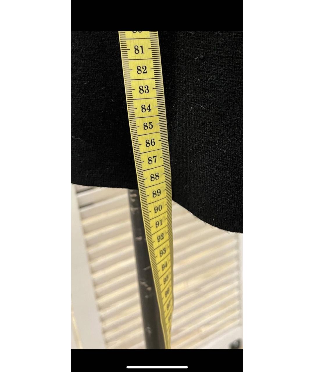 D.EXTERIOR Черное шерстяное повседневное платье, фото 3