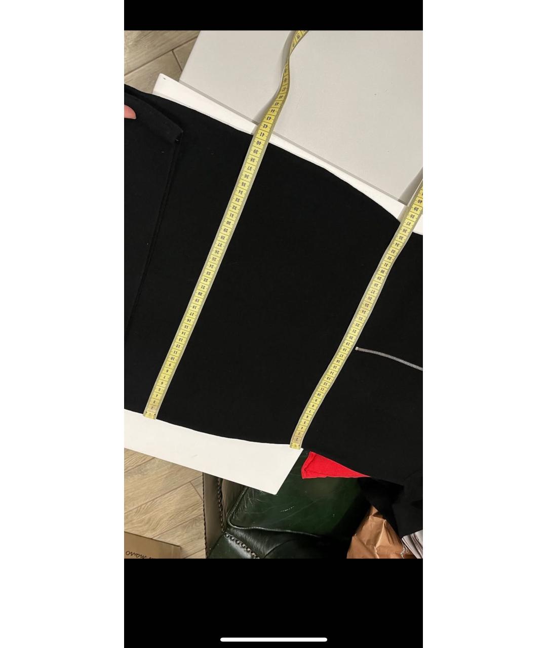 D.EXTERIOR Черное шерстяное повседневное платье, фото 7