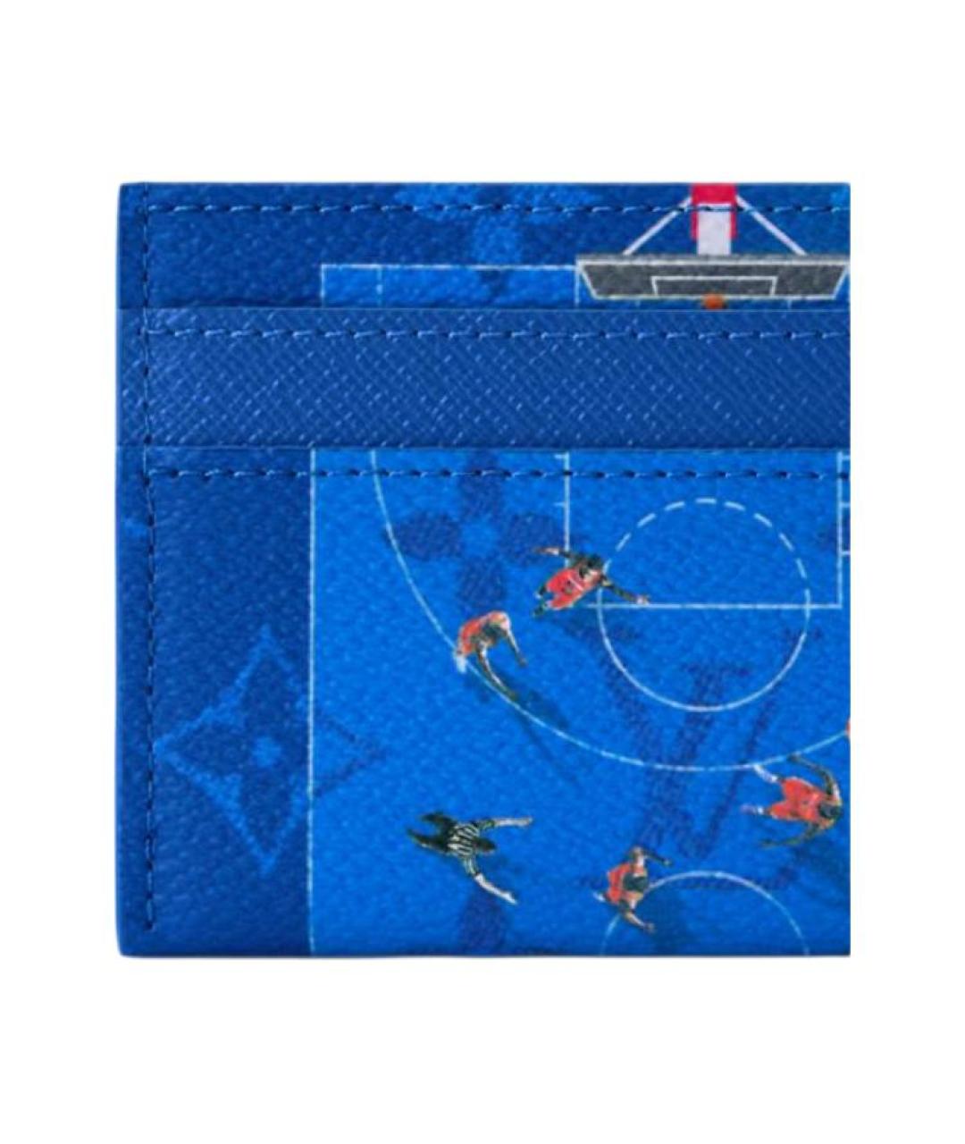 LOUIS VUITTON Синий кардхолдер, фото 4