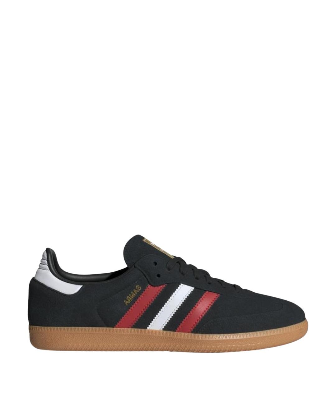 ADIDAS Черные замшевые кеды, фото 1