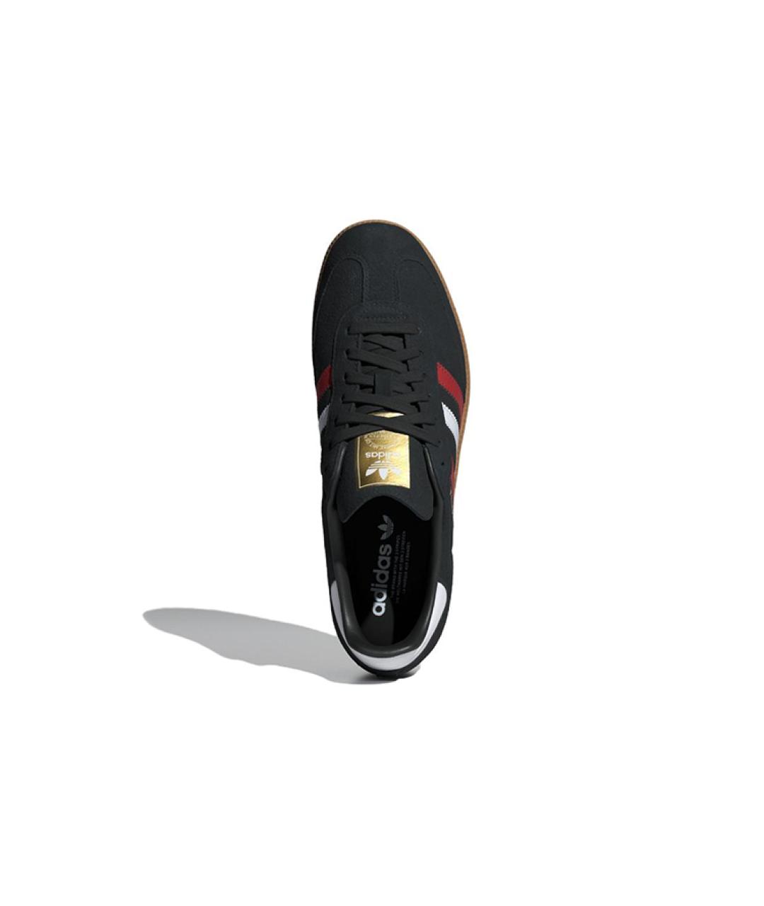 ADIDAS Черные замшевые кеды, фото 4