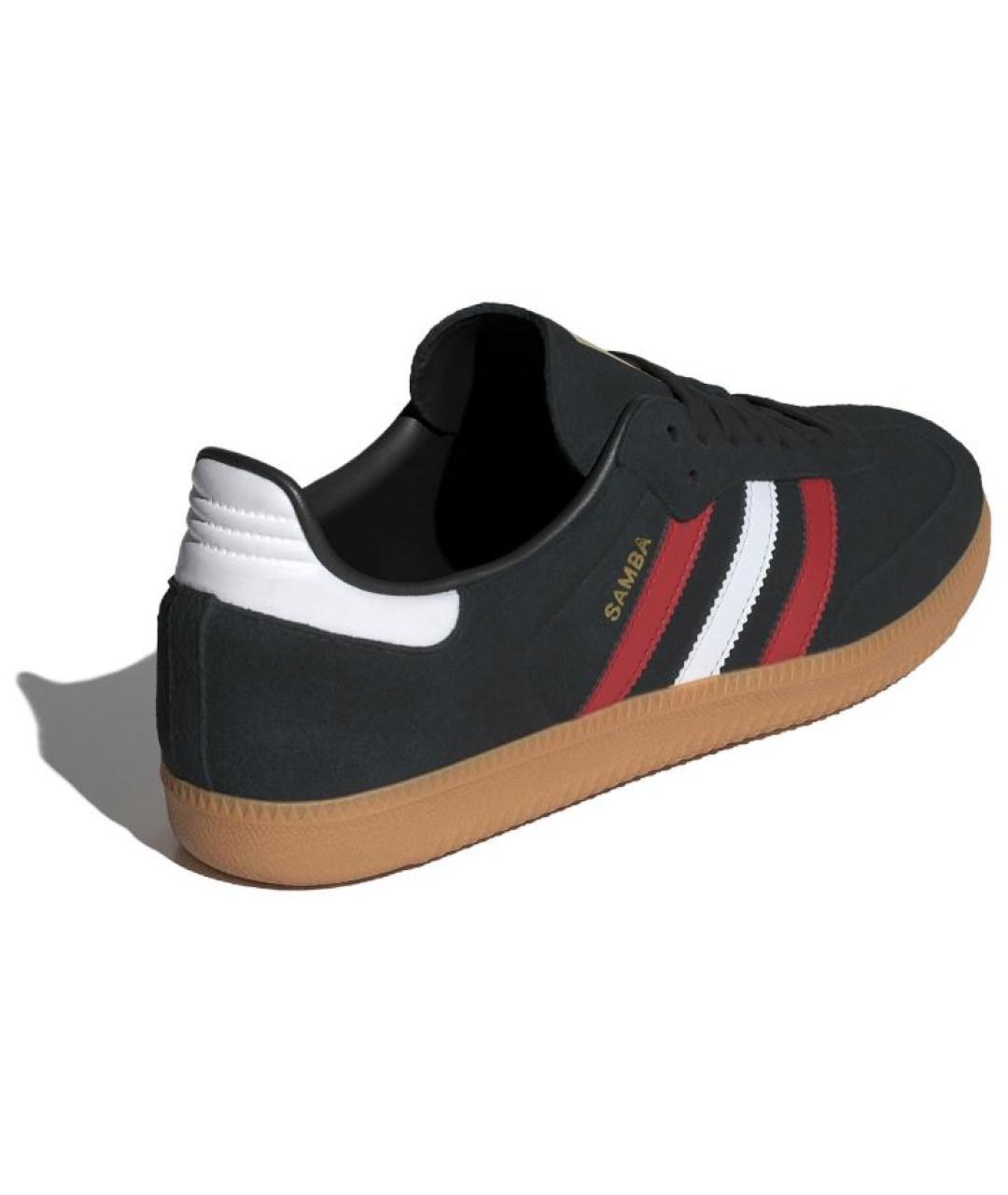 ADIDAS Черные замшевые кеды, фото 3