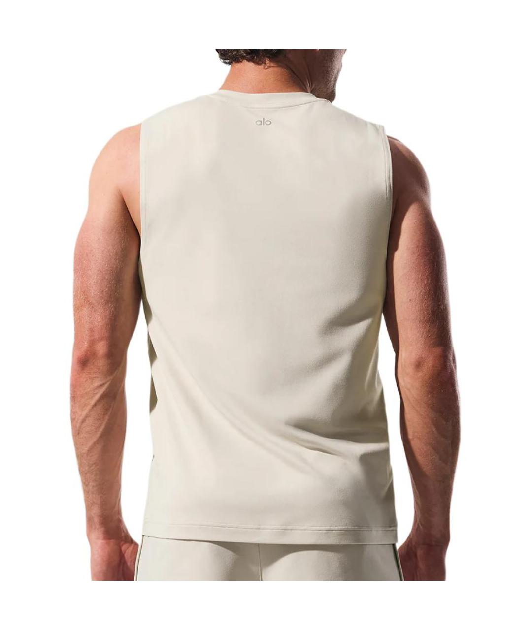 ALO YOGA Белая майка, фото 2