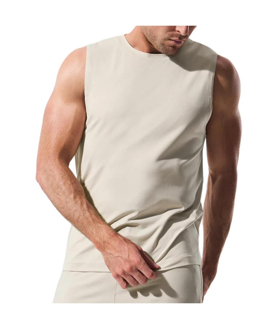 ALO YOGA Белая майка, фото 3