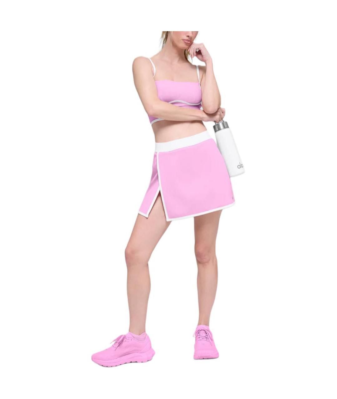 ALO YOGA Розовые спортивные брюки и шорты, фото 4