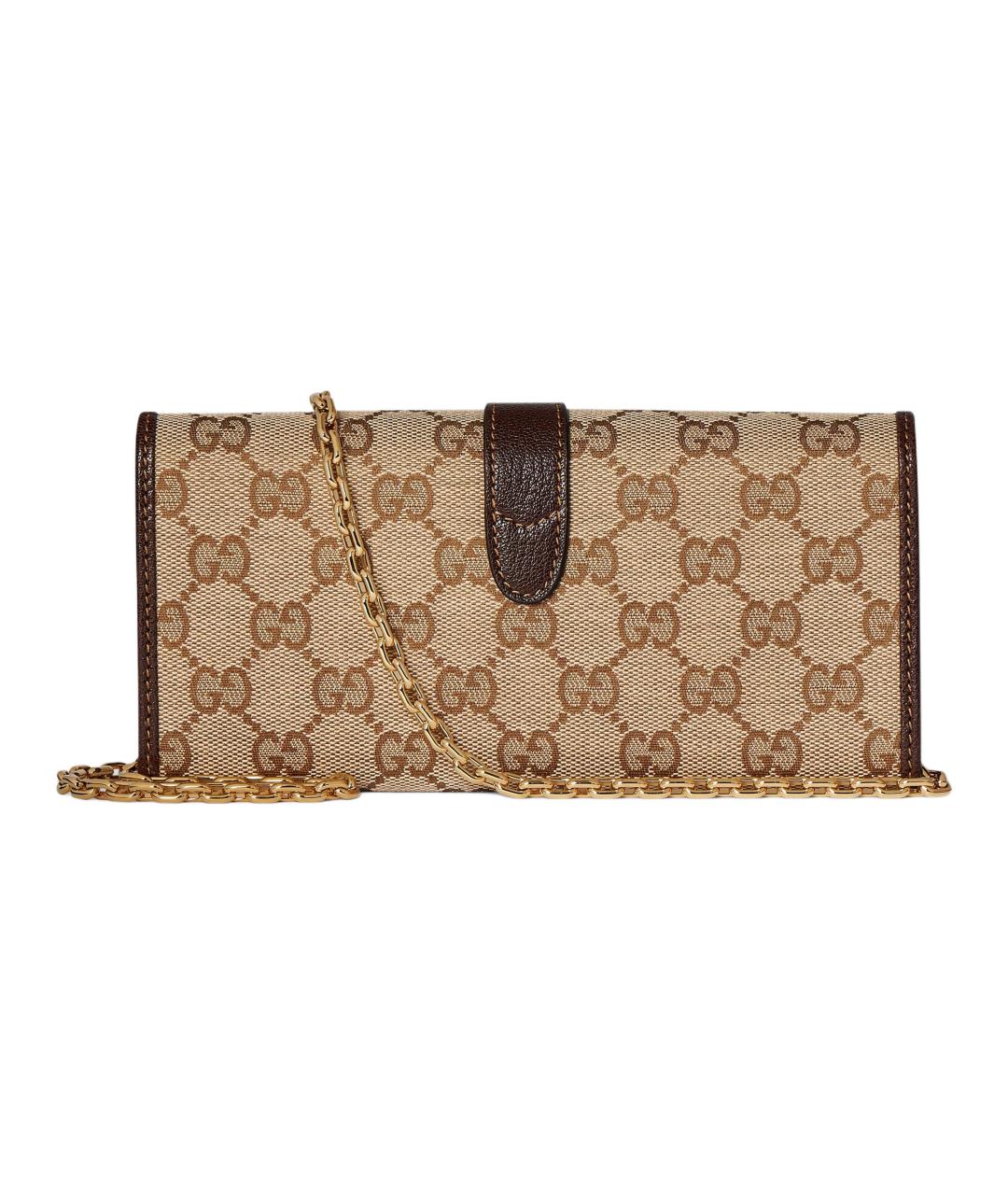 GUCCI Коричневый кошелек, фото 3