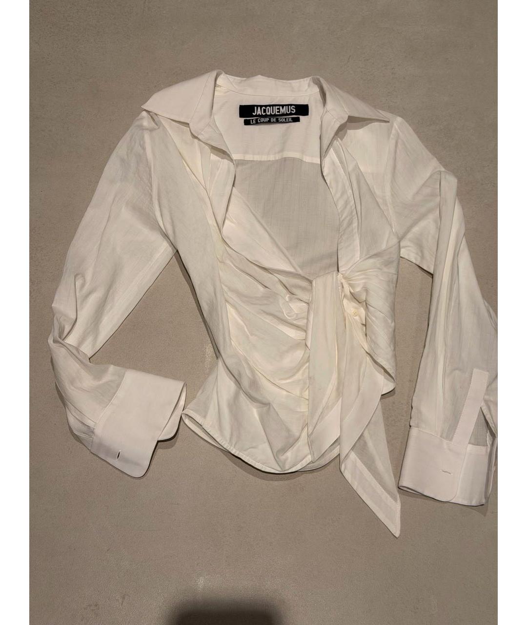 JACQUEMUS Белая рубашка, фото 3