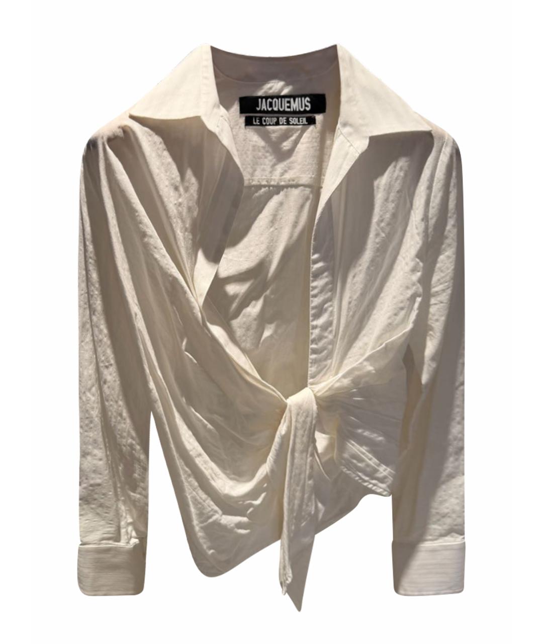JACQUEMUS Белая рубашка, фото 1