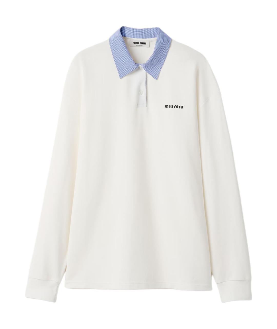 MIU MIU Белая рубашка, фото 1