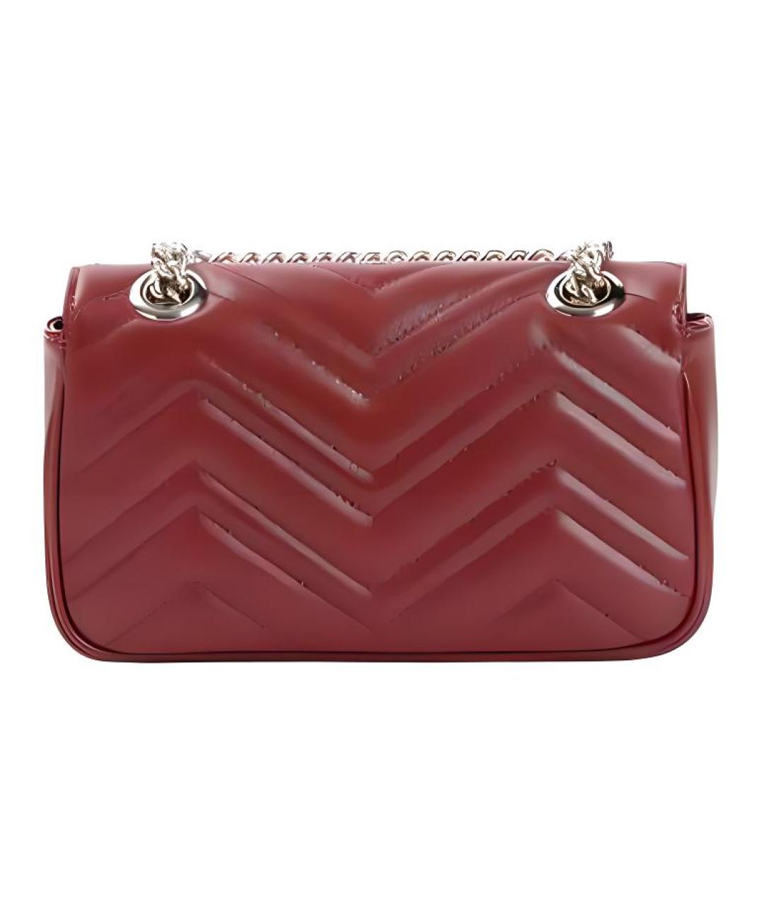 GUCCI Красная кожаная сумка через плечо, фото 2