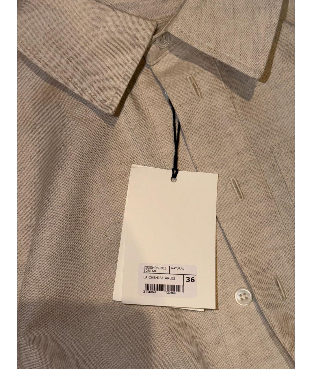 JACQUEMUS Бежевое повседневное платье, фото 3