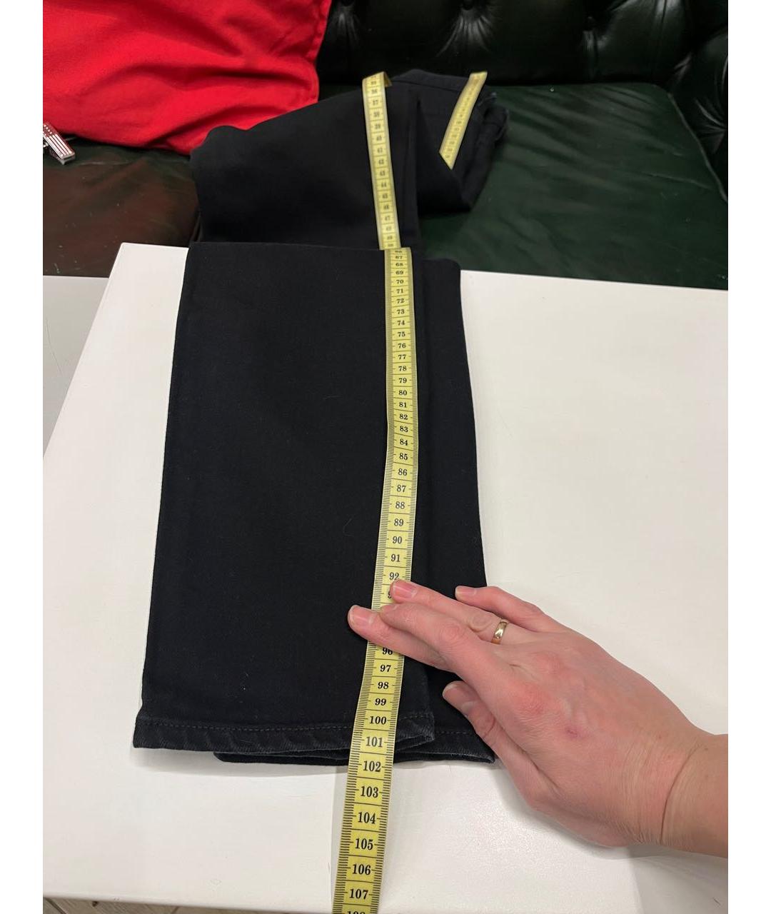 COS Черные хлопко-эластановые джинсы слим, фото 7