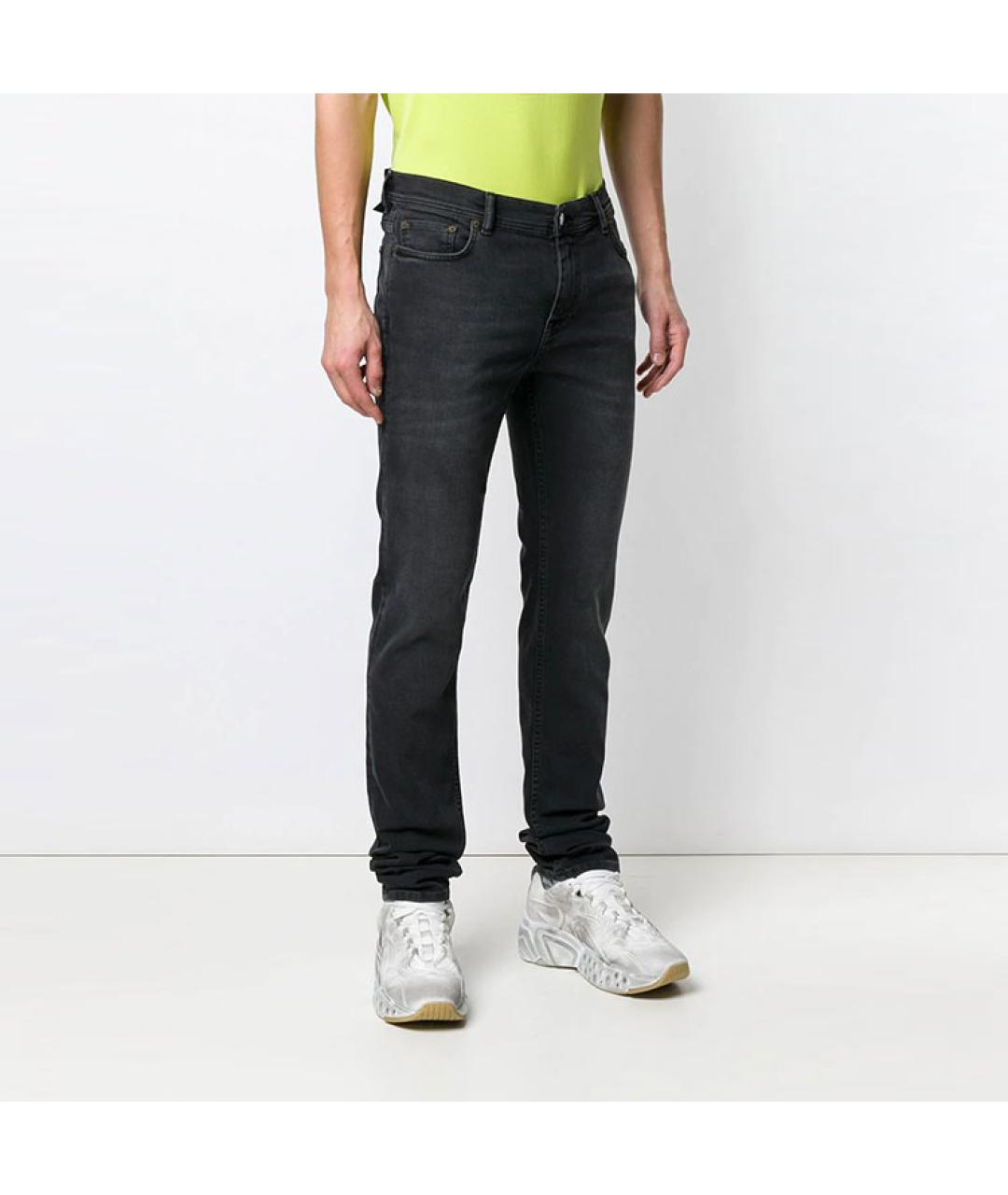 ACNE STUDIOS Черные прямые джинсы, фото 3