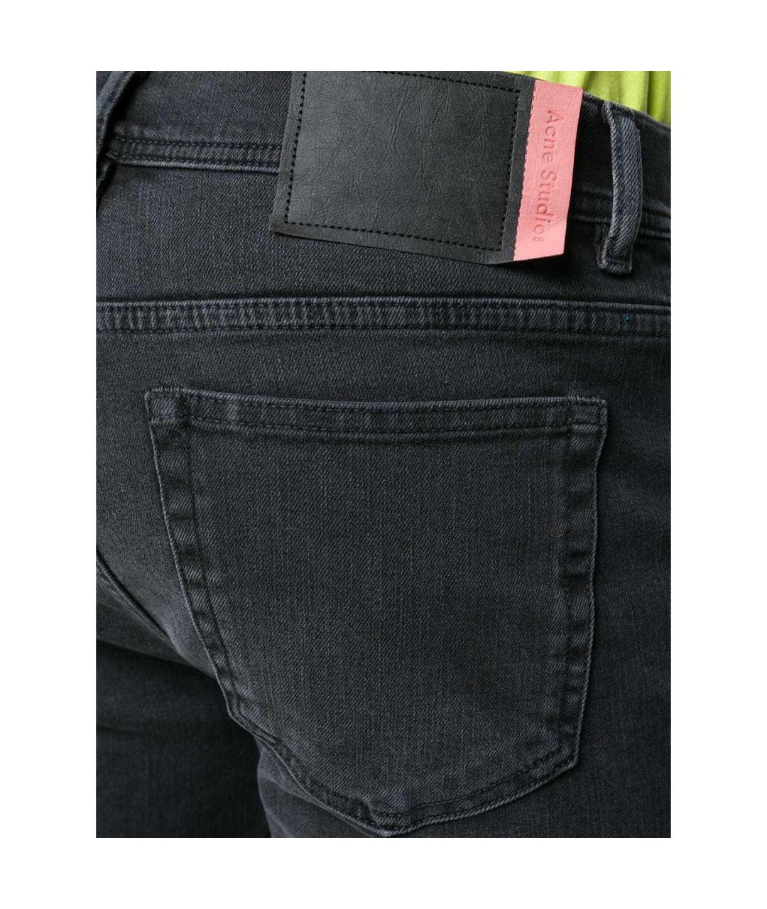 ACNE STUDIOS Черные прямые джинсы, фото 5