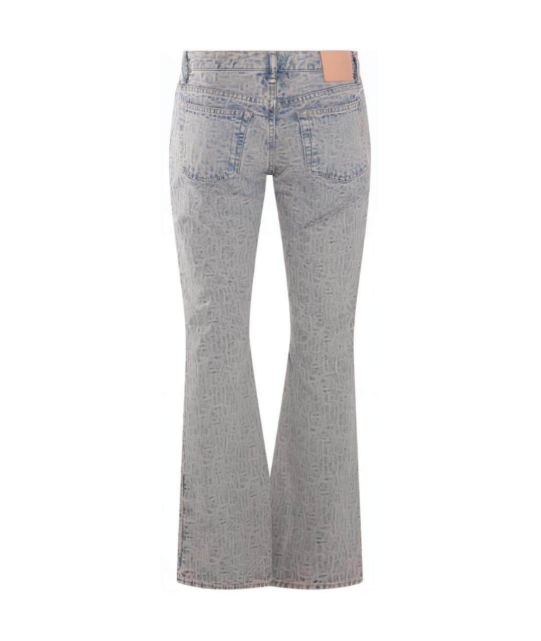 ACNE STUDIOS Голубые прямые джинсы, фото 2
