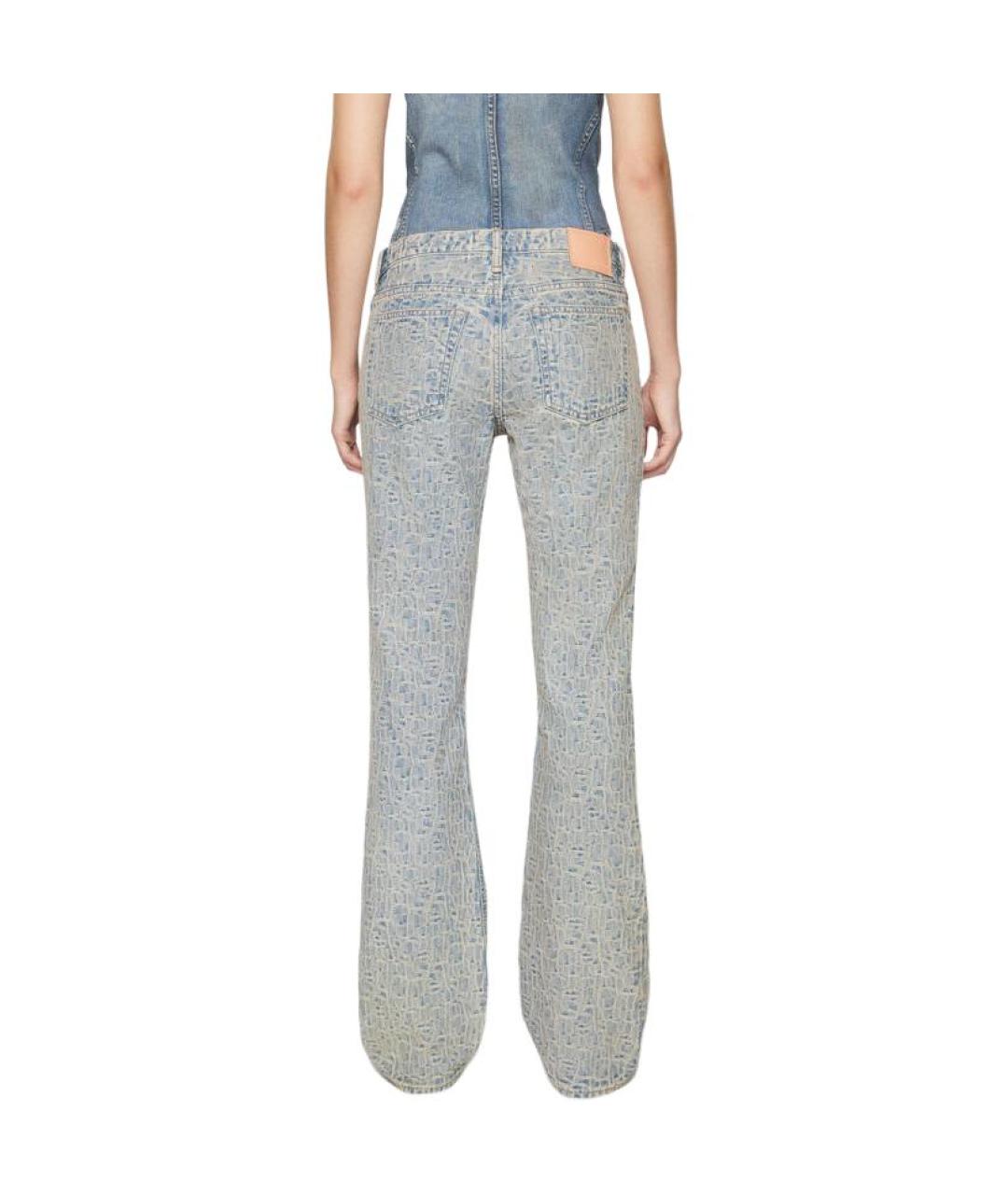 ACNE STUDIOS Голубые прямые джинсы, фото 4