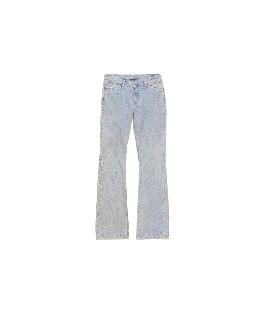 ACNE STUDIOS Голубые прямые джинсы, фото 6