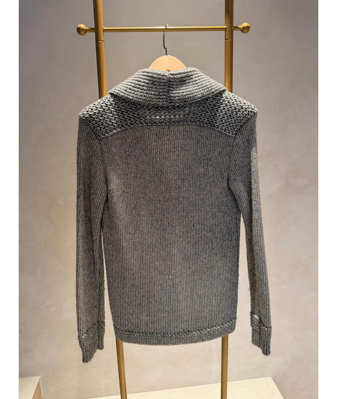 RALPH LAUREN Серебрянный кардиган, фото 3