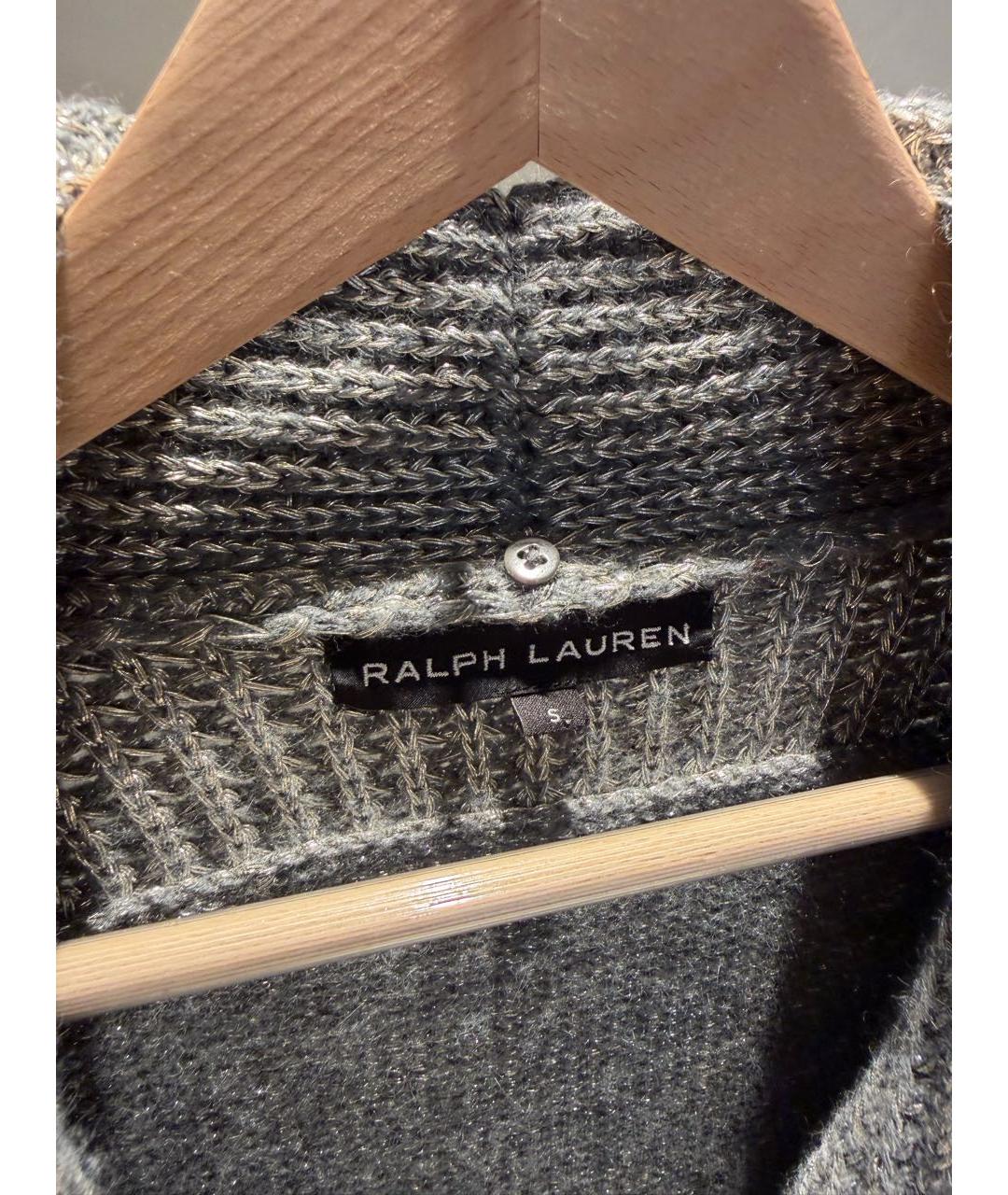 RALPH LAUREN Серебрянный кардиган, фото 2