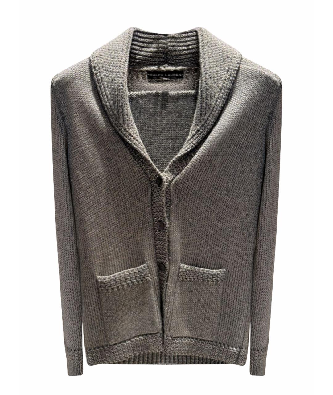 RALPH LAUREN Серебрянный кардиган, фото 1
