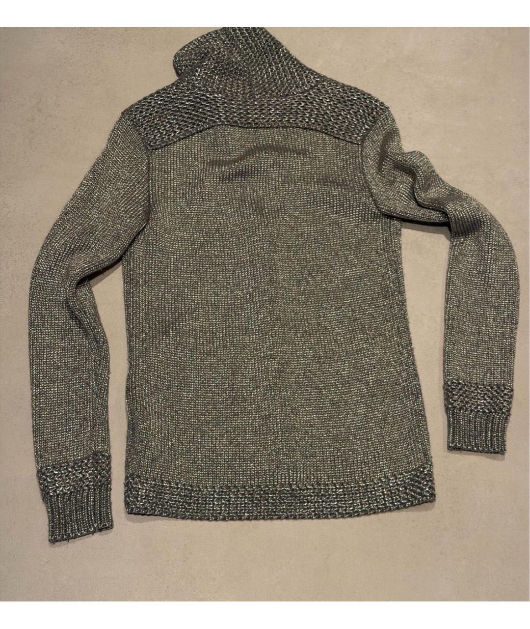 RALPH LAUREN Серебрянный кардиган, фото 5