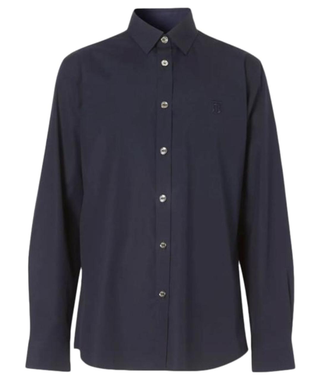 BURBERRY Темно-синяя классическая рубашка, фото 1
