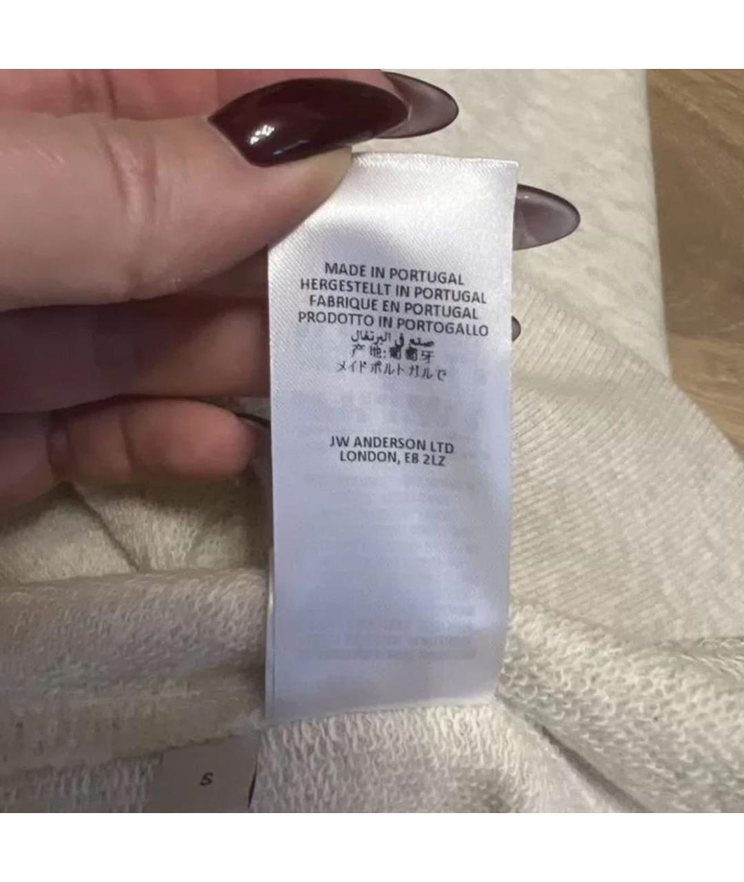 J.W.ANDERSON Бежевый хлопковый джемпер / свитер, фото 5