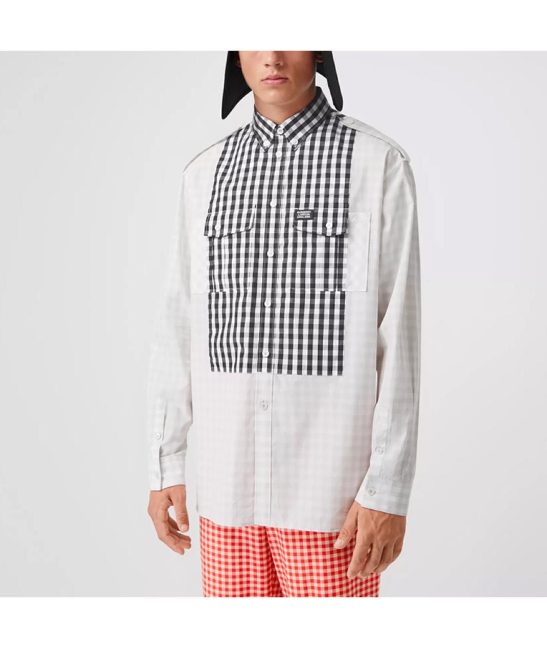 BURBERRY Серая кэжуал рубашка, фото 3