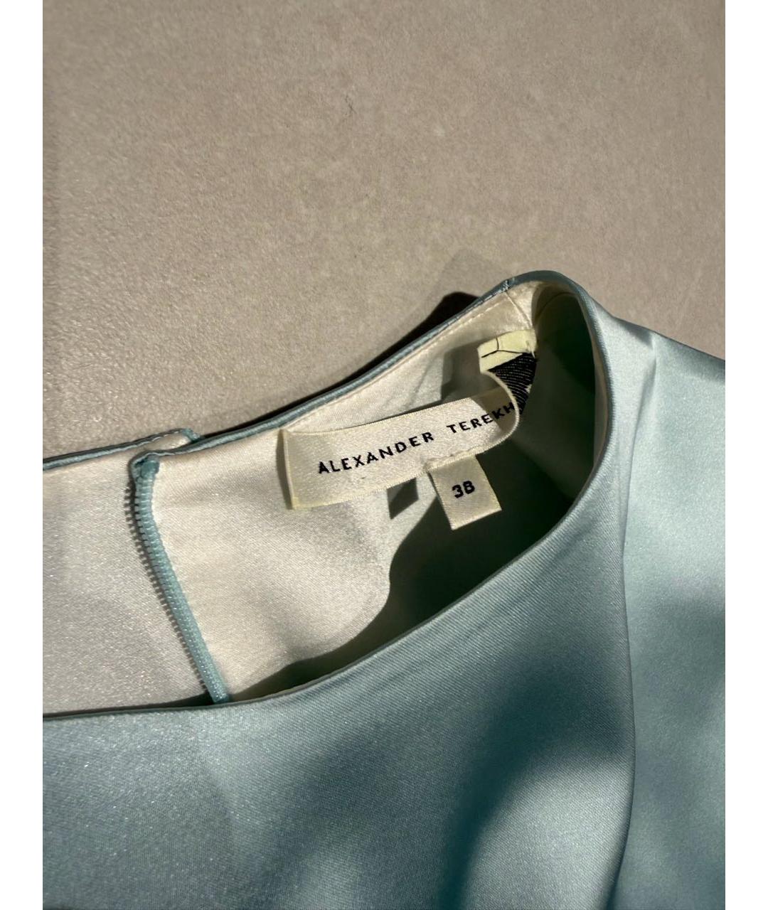 ALEXANDER TEREKHOV Бирюзовое вечернее платье, фото 6