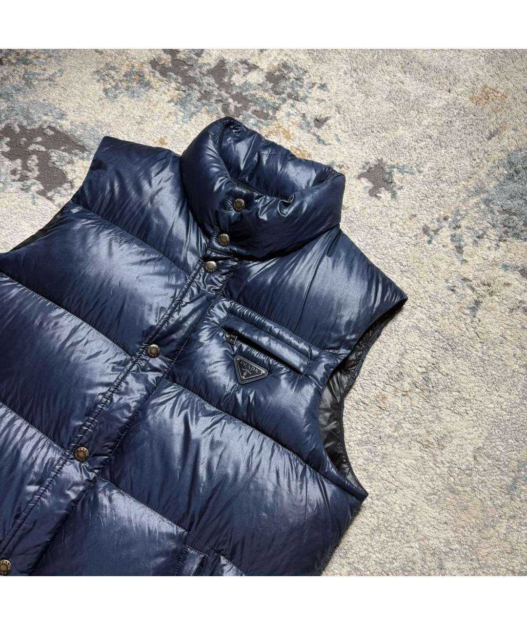 PRADA Темно-синий жилет, фото 4