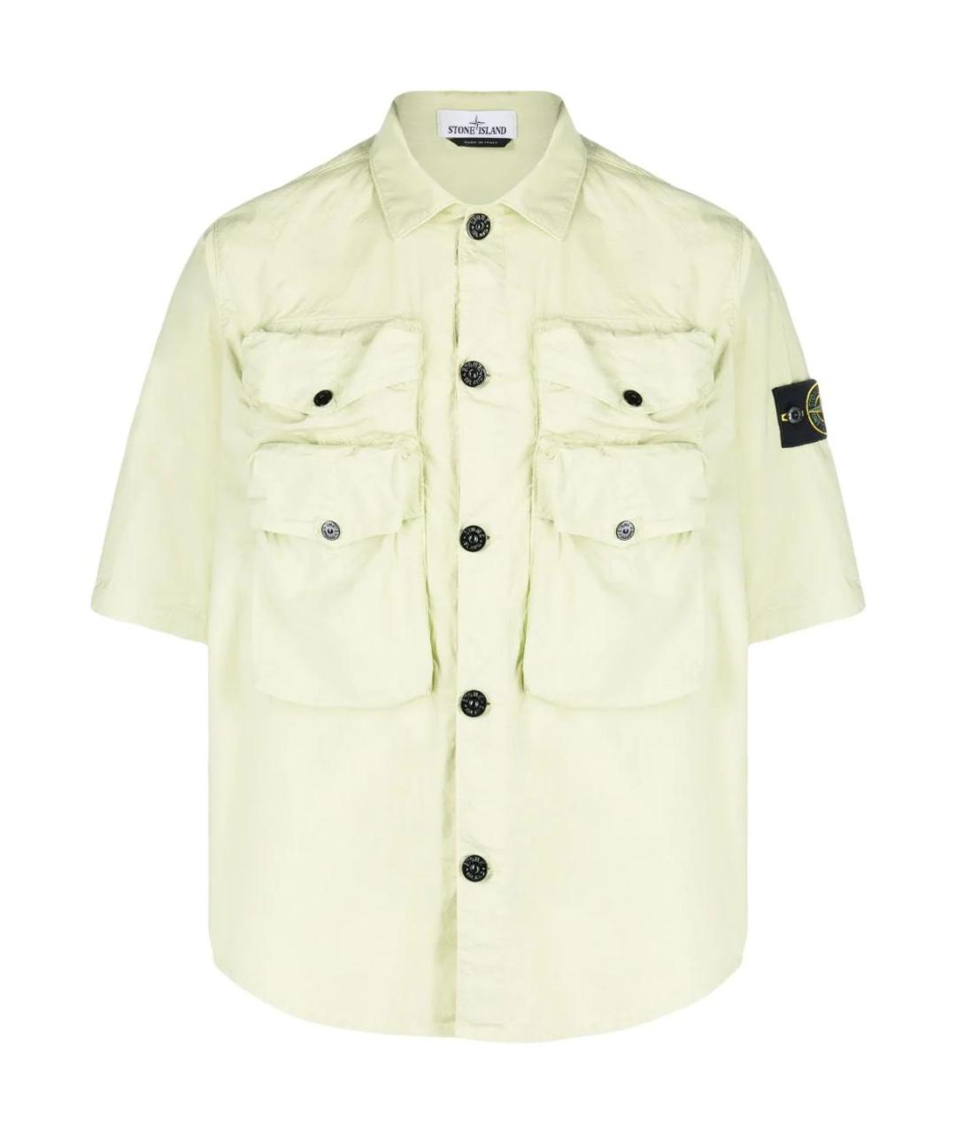 STONE ISLAND Белая классическая рубашка, фото 1