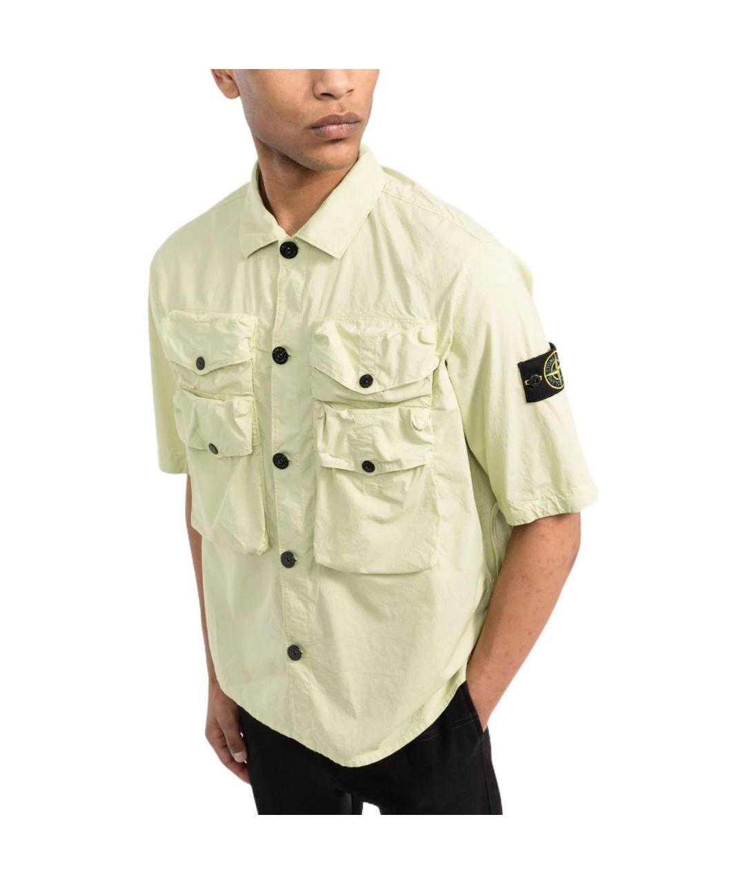 STONE ISLAND Белая классическая рубашка, фото 4