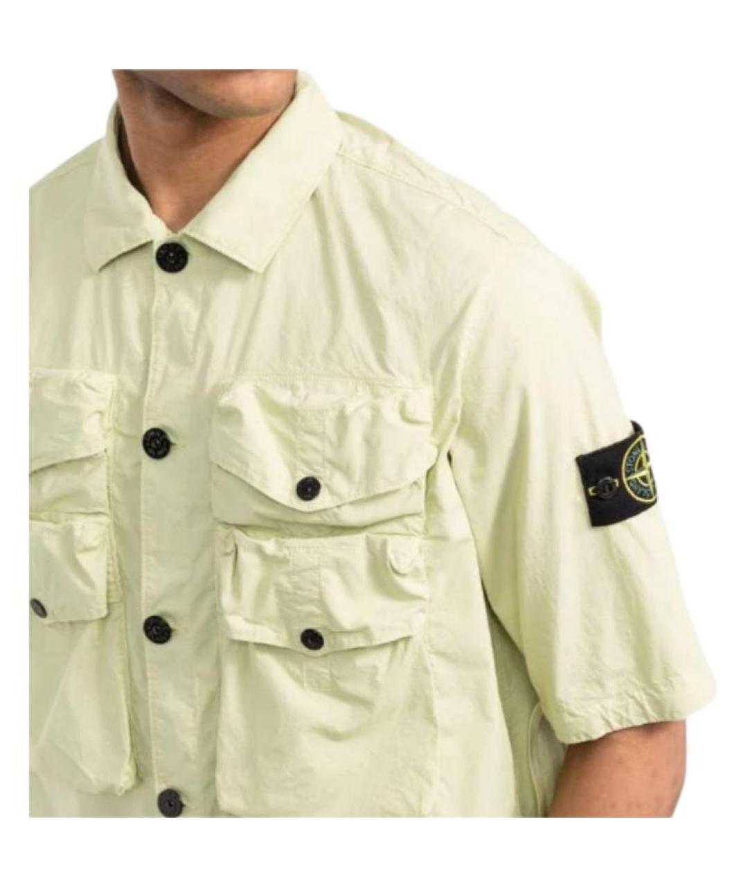 STONE ISLAND Белая классическая рубашка, фото 5