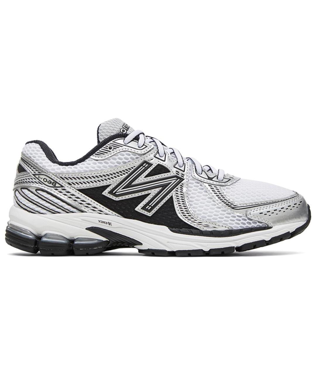 NEW BALANCE Серебряные кроссовки, фото 1