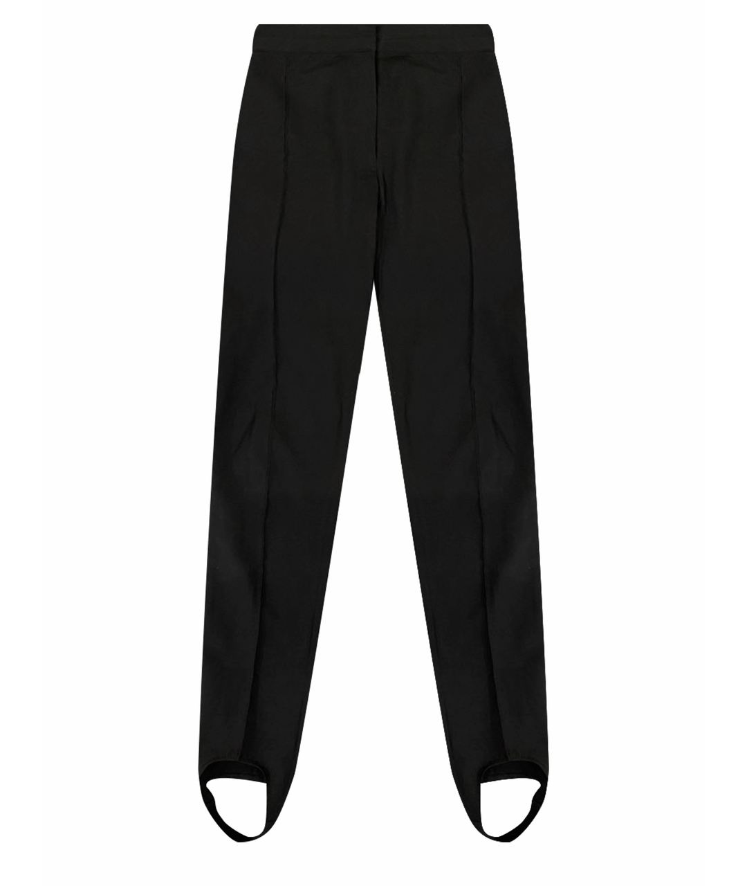 LOW CLASSIC Черные полиэстеровые брюки узкие, фото 1