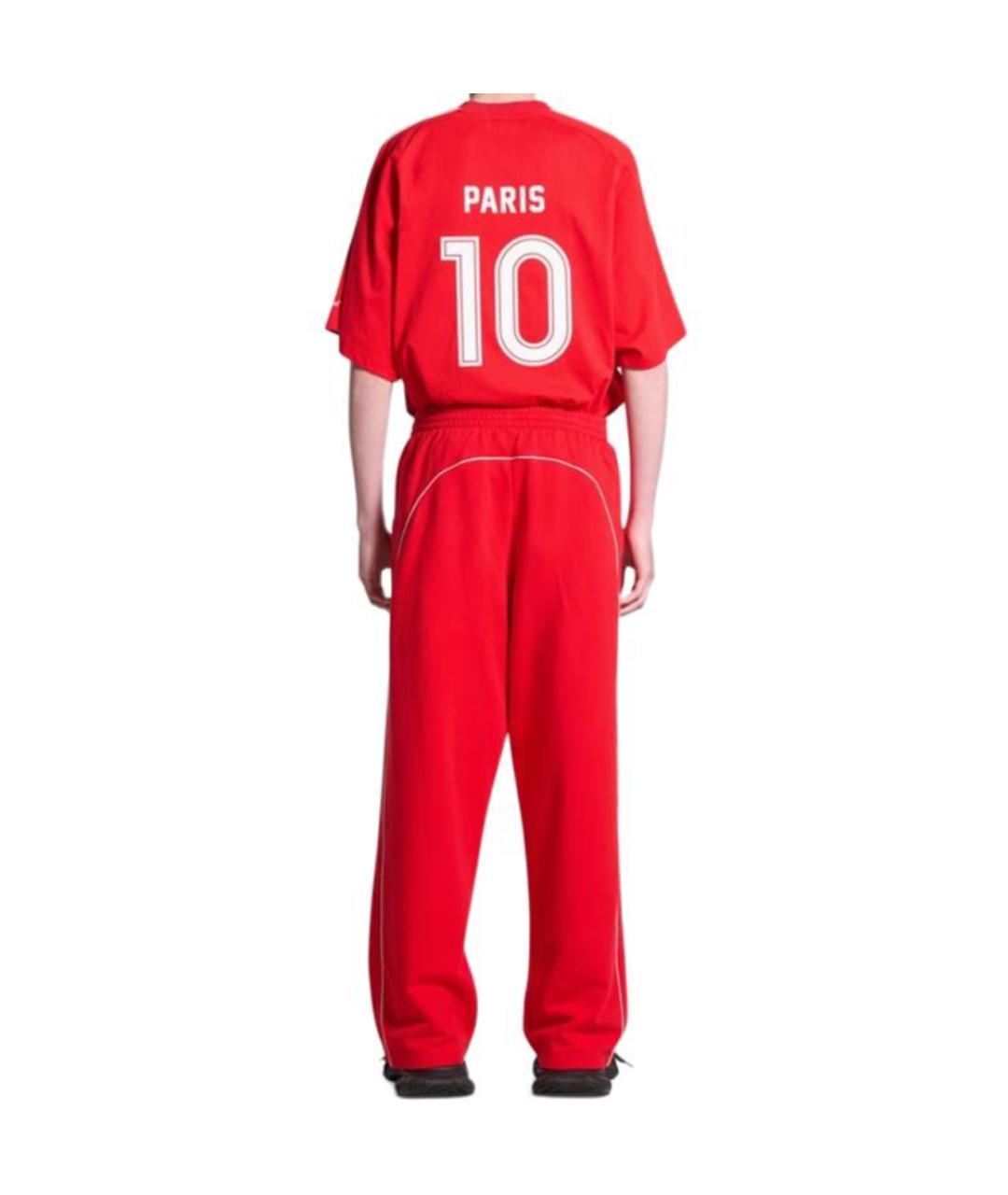 BALENCIAGA Красная футболка, фото 3