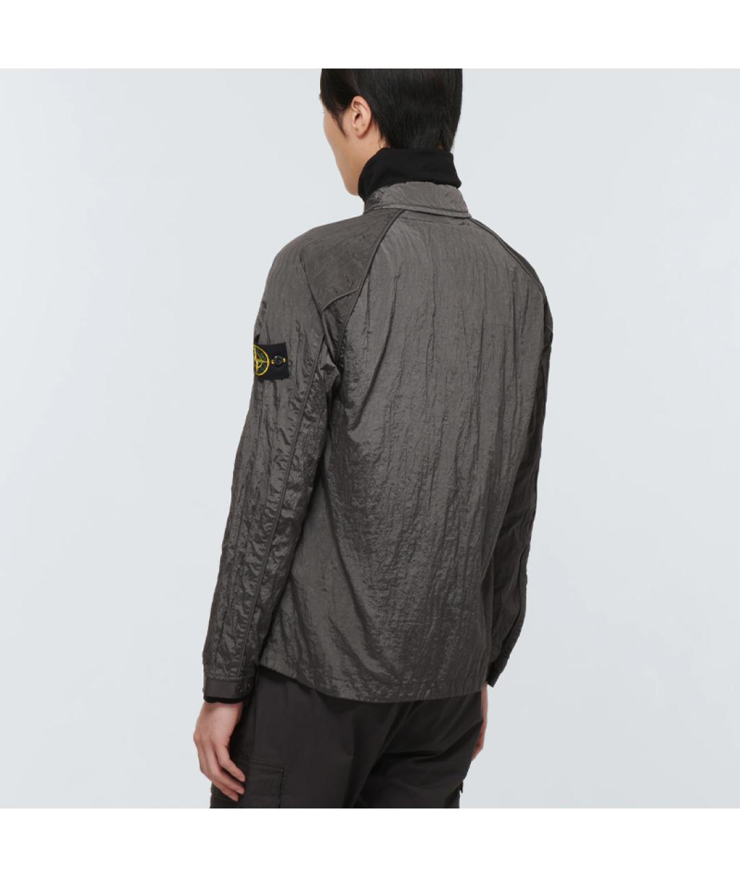 STONE ISLAND Черная куртка, фото 4