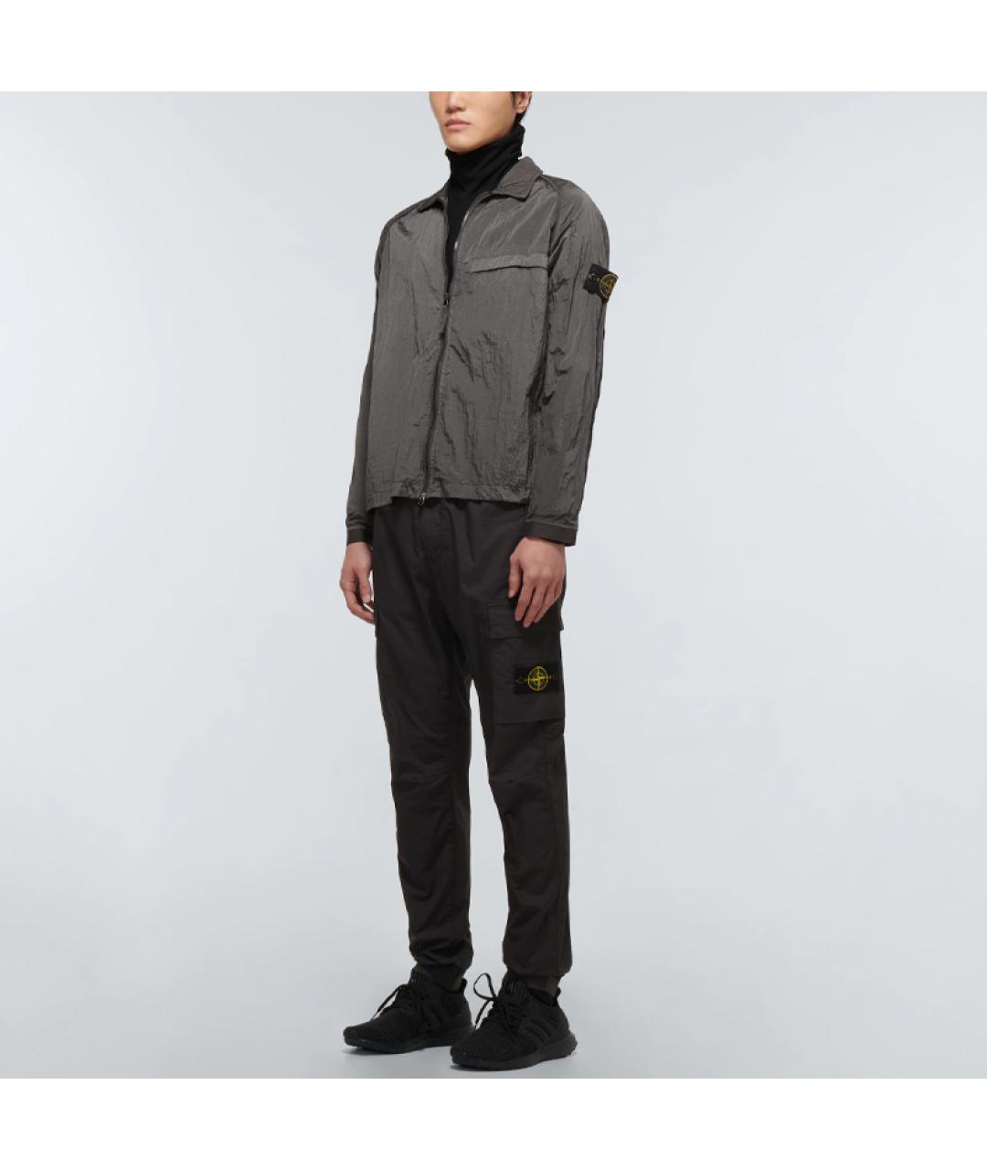 STONE ISLAND Черная куртка, фото 2