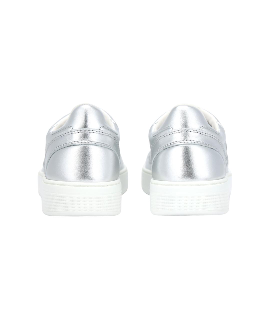 CHANEL Серебряные кроссовки, фото 4