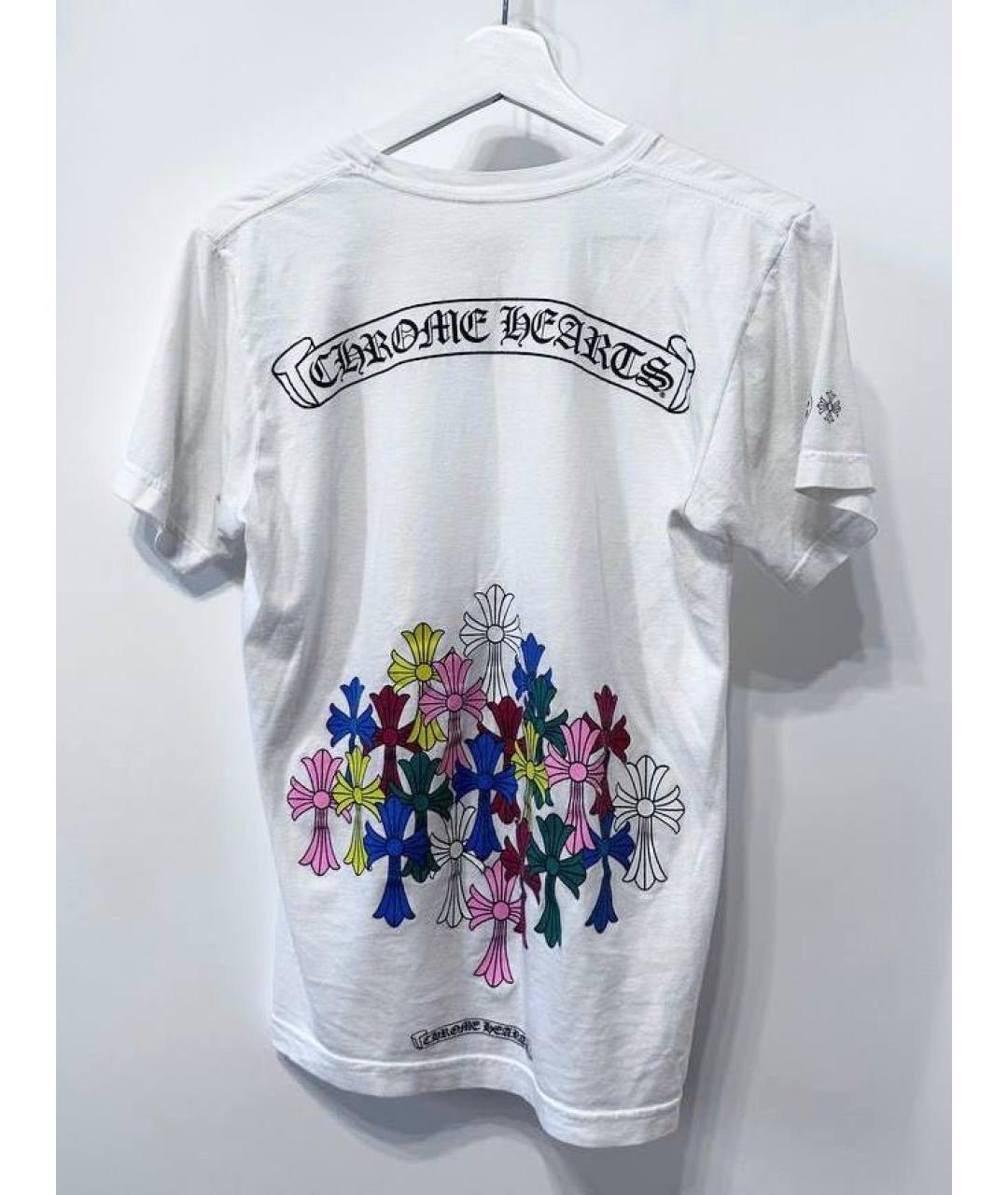 CHROME HEARTS Белая хлопковая футболка, фото 2