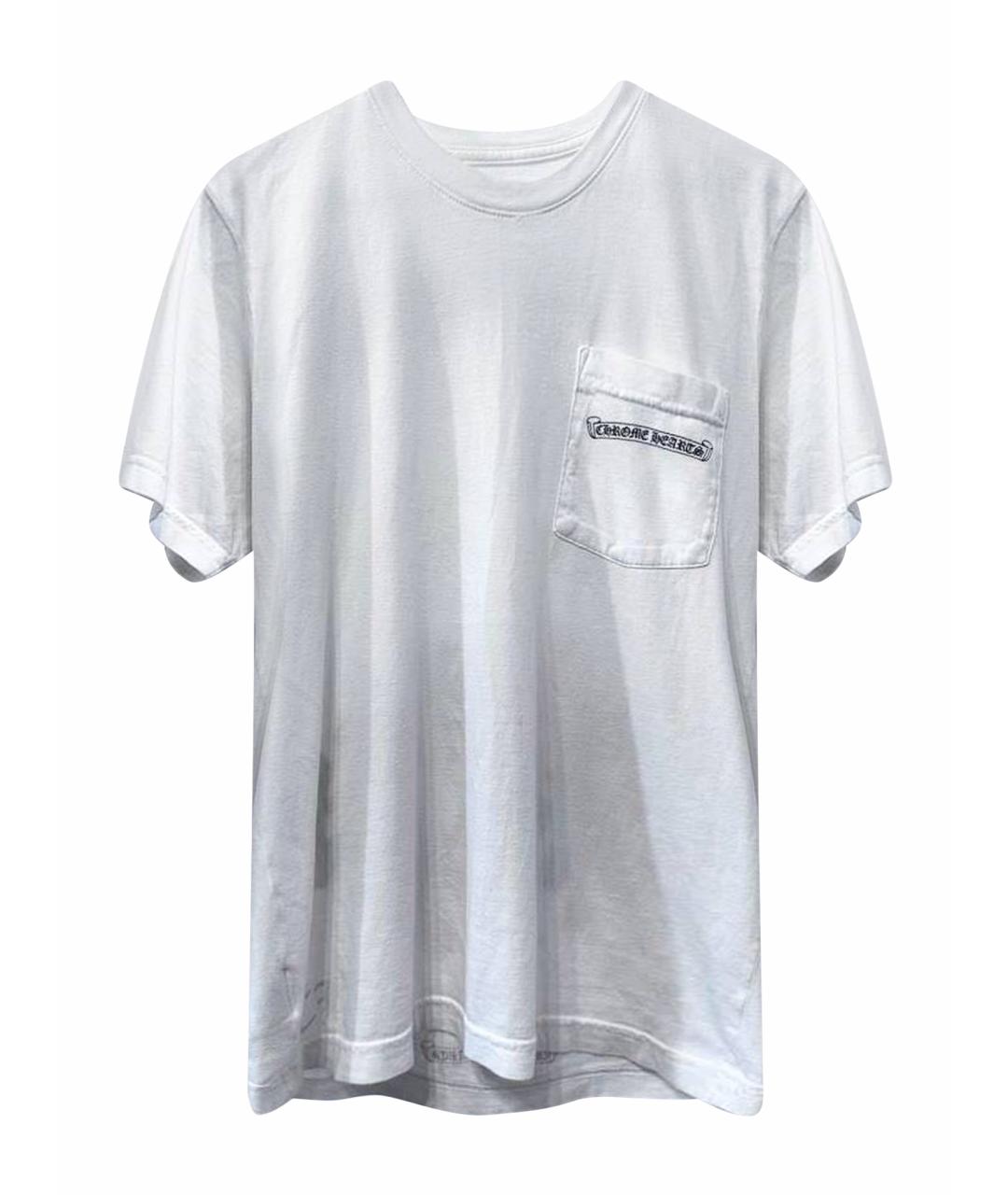 CHROME HEARTS Белая хлопковая футболка, фото 1