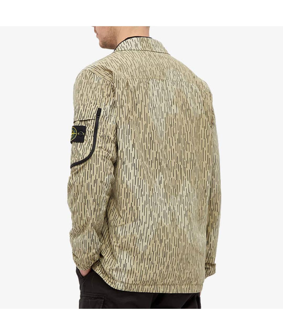 STONE ISLAND Желтая классическая рубашка, фото 3