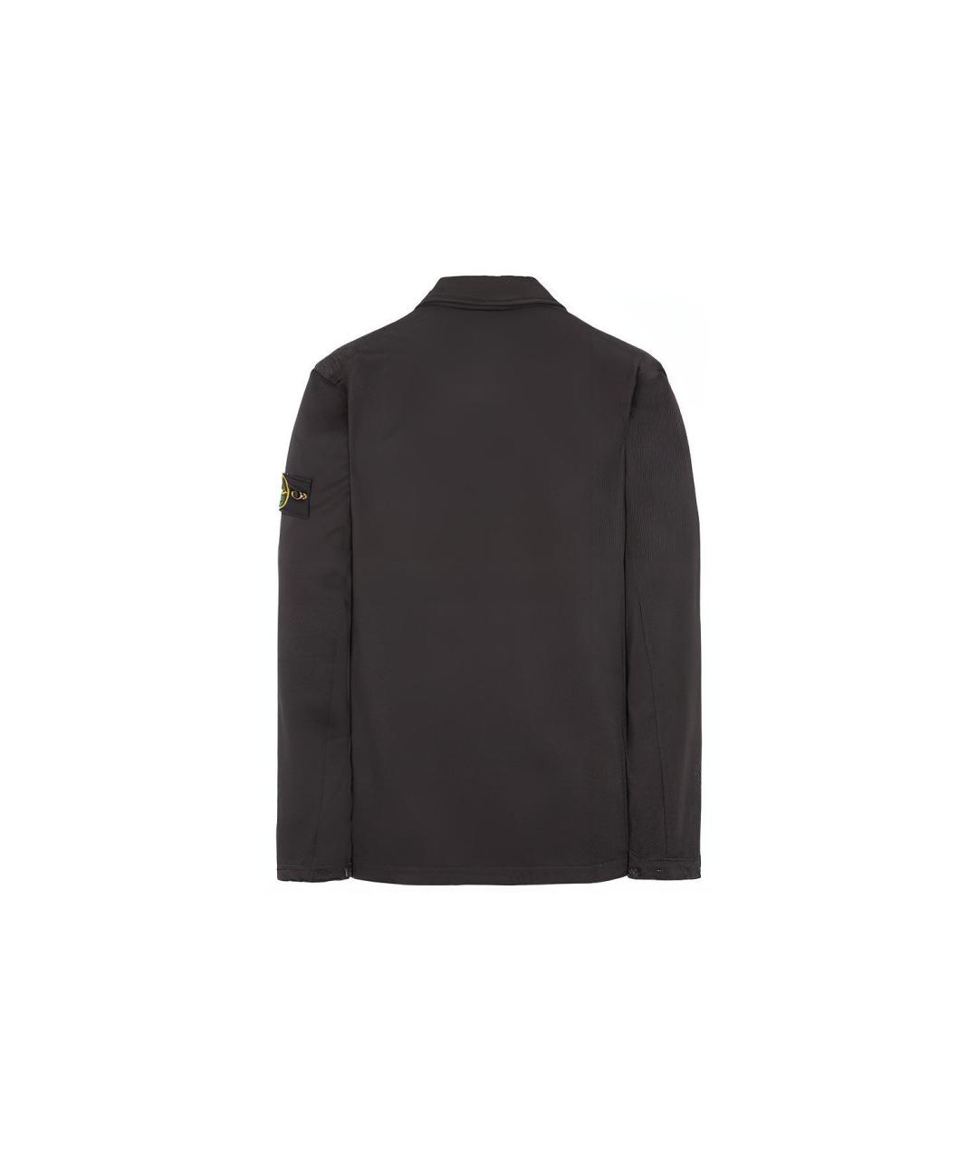 STONE ISLAND Черная куртка, фото 2