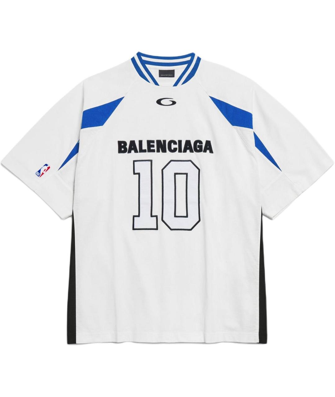 BALENCIAGA Белая футболка, фото 1