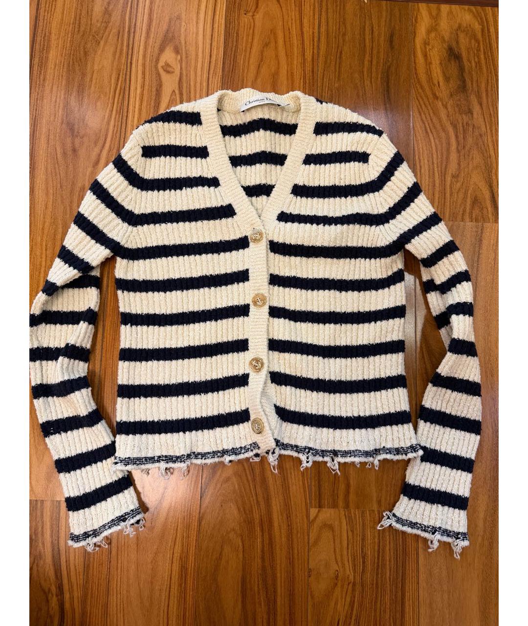 CHRISTIAN DIOR Мульти хлопковый кардиган, фото 8