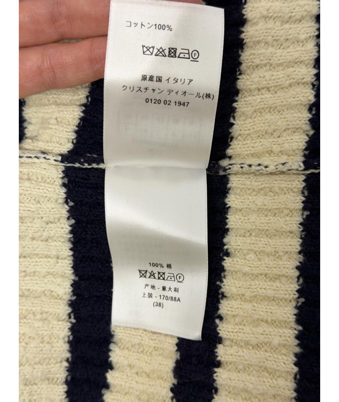 CHRISTIAN DIOR Мульти хлопковый кардиган, фото 7