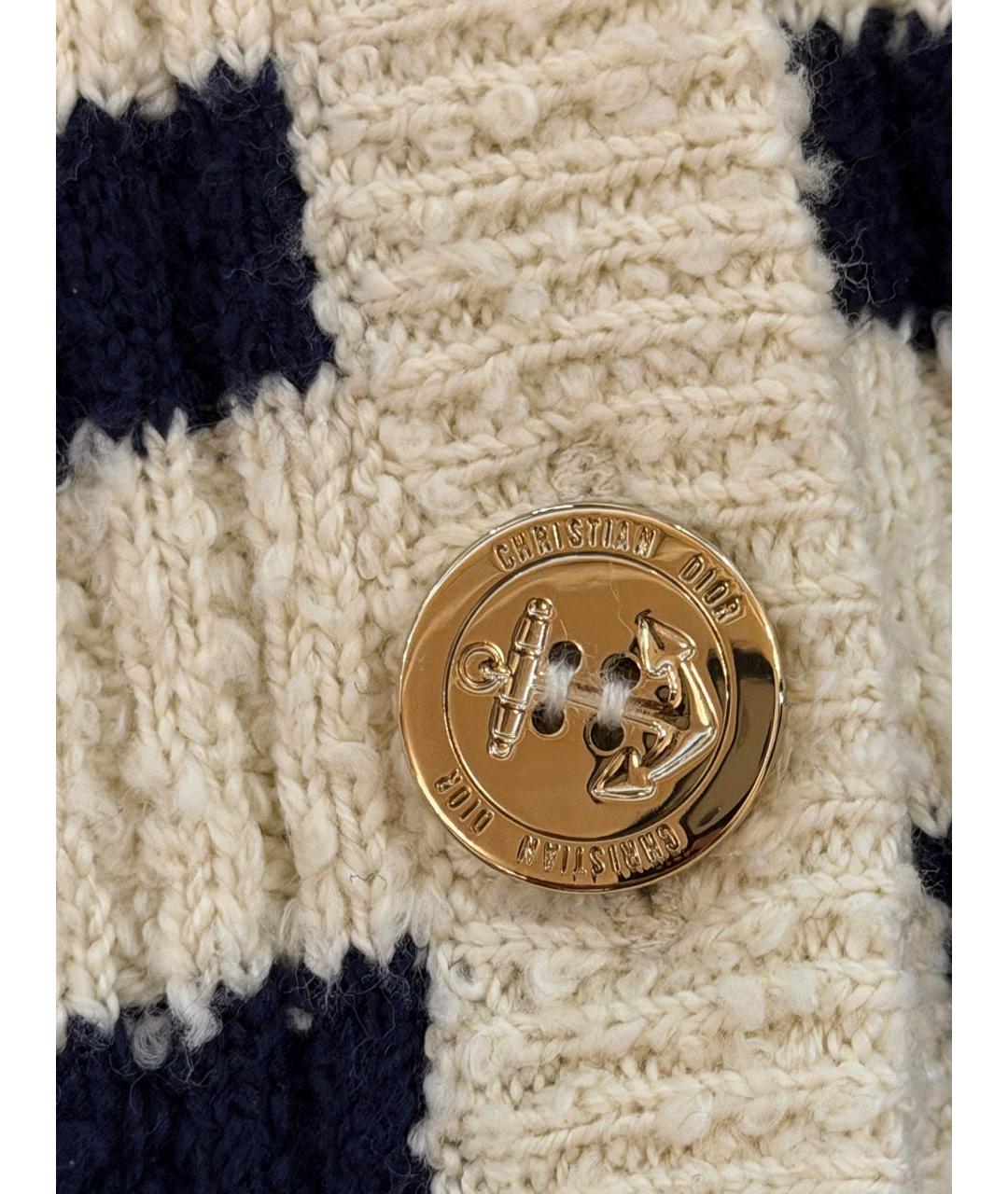 CHRISTIAN DIOR Мульти хлопковый кардиган, фото 5