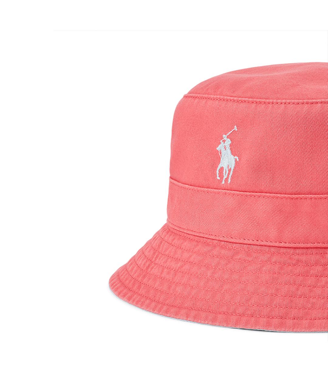 POLO RALPH LAUREN Розовая хлопковая панама, фото 3